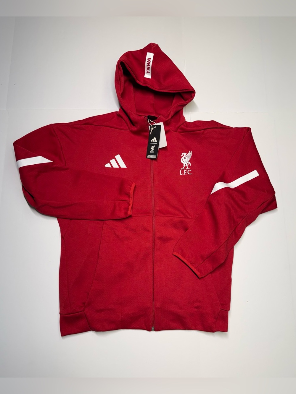 Adidas Liverpool FC Z.N.E. Anthem Jacket Zip Men’s M JW5484 Red Retail $110NWT